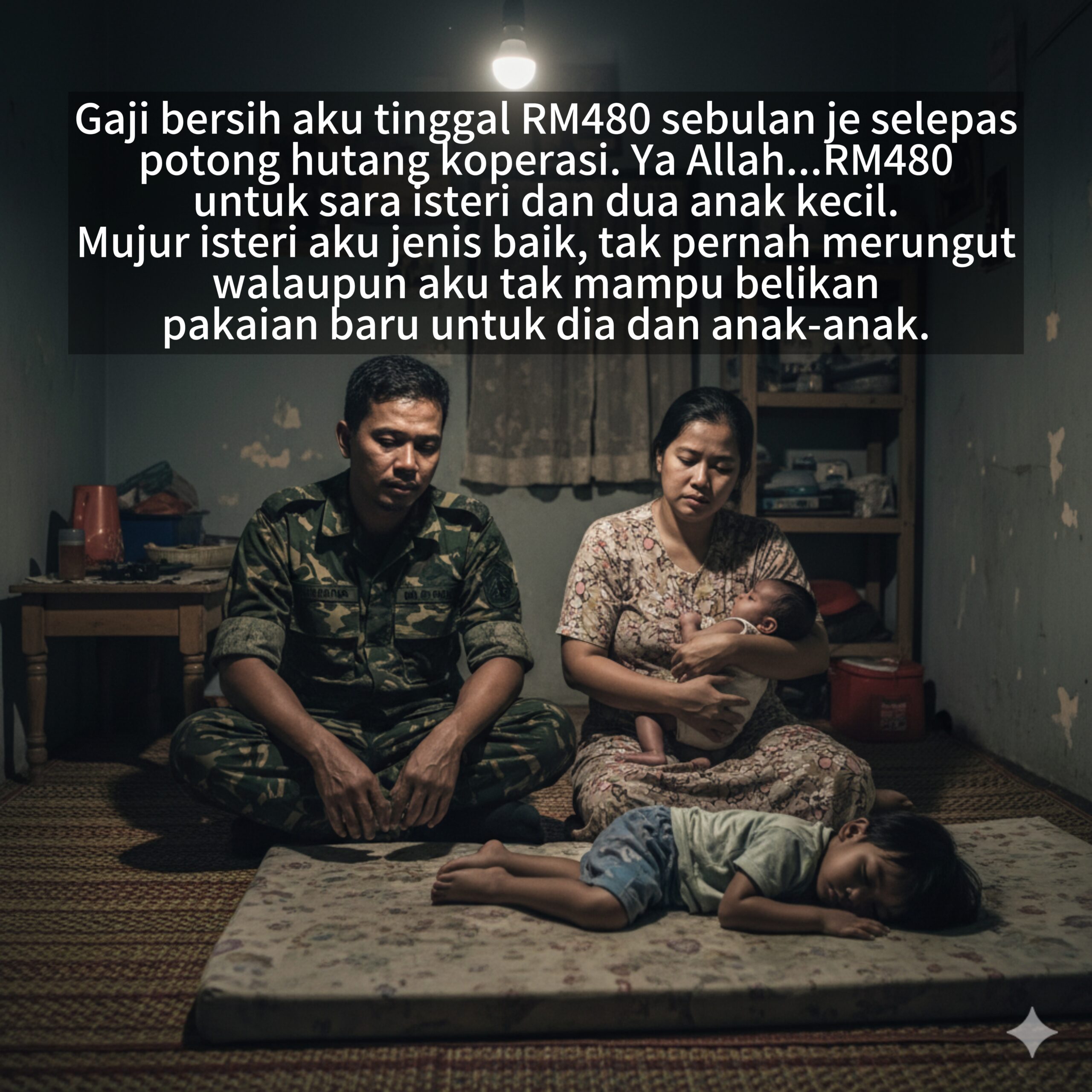 Aku Seronok Berhutang Masa Bujang, Tapi Kini Anak Isteri Menanggung Derita